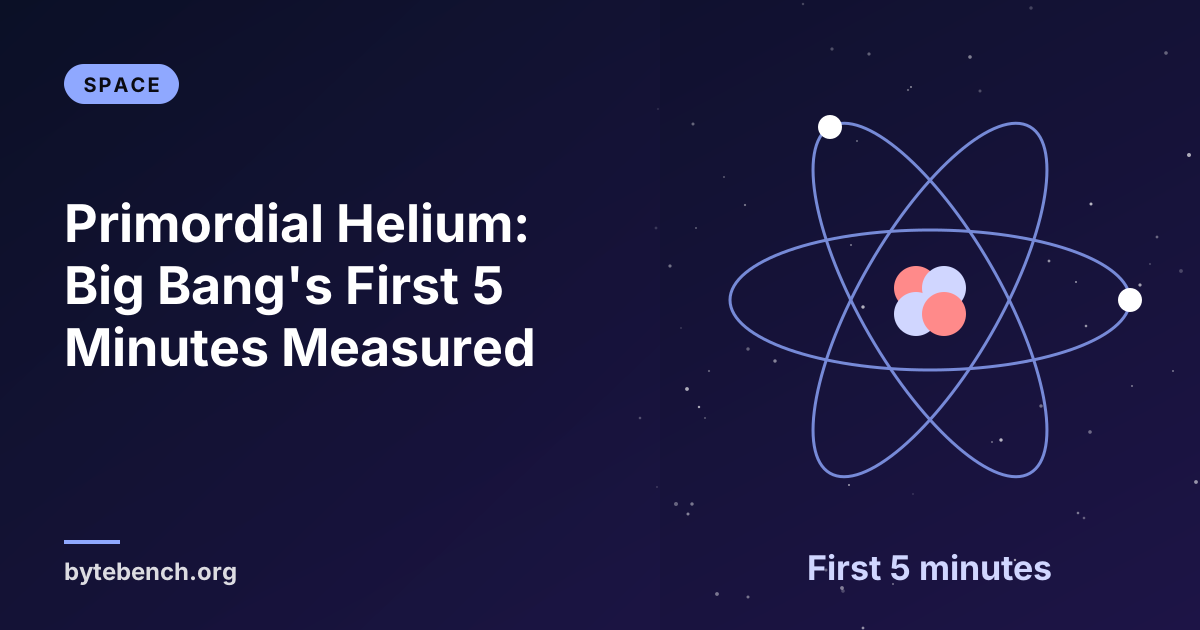 The Universe's First Five Minutes, Measured More Precisely Than Ever