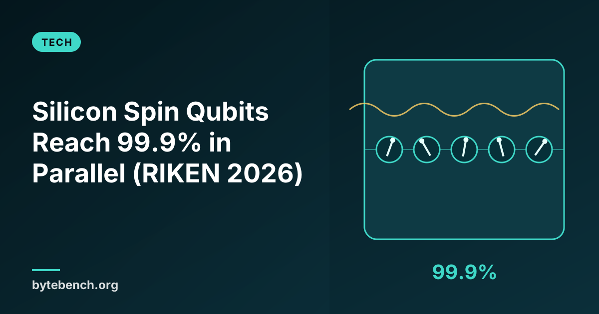 Silicon Qubits Hit 99.9% Accuracy While Working Together